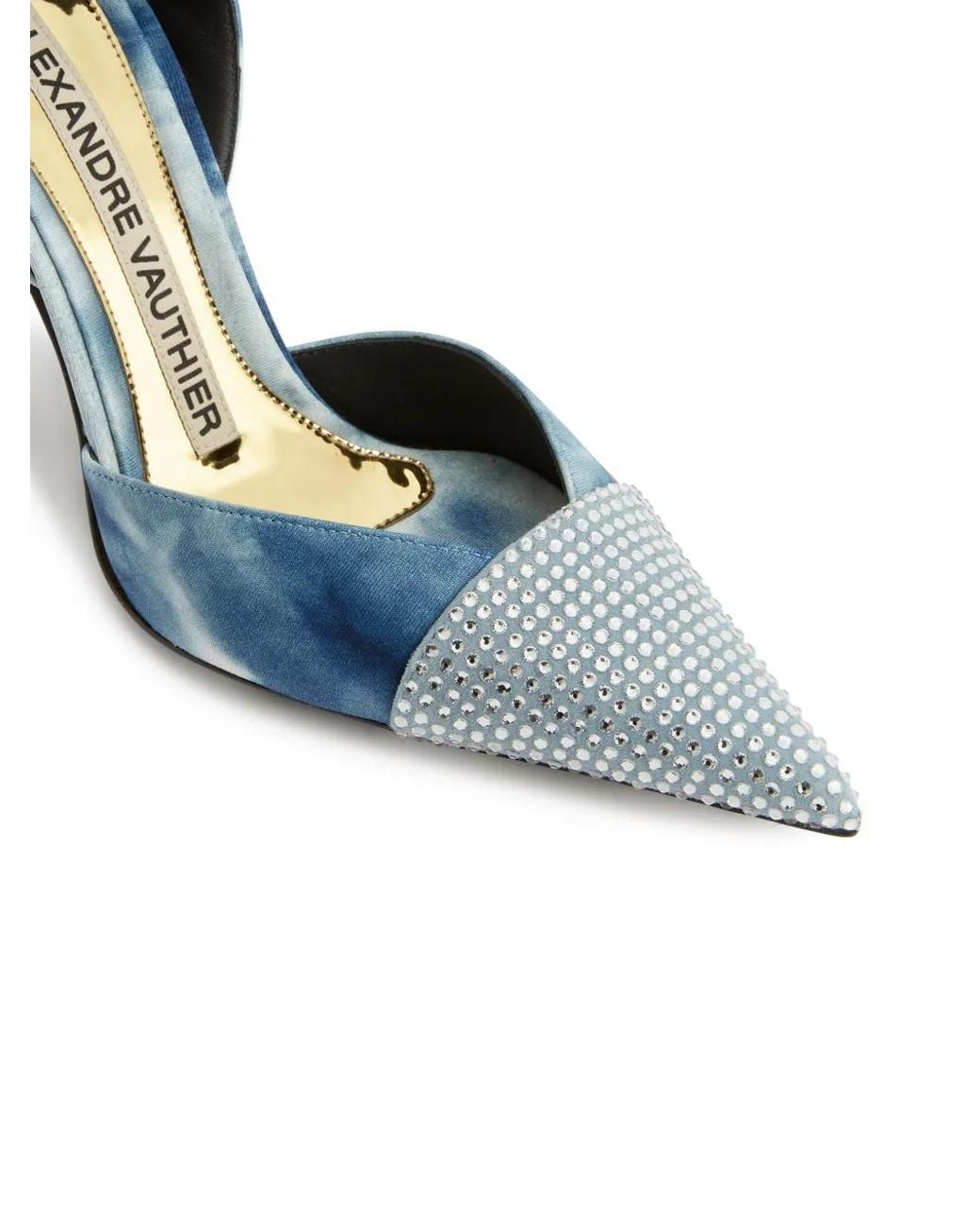 Alexandre Vauthier Blue Tie-Dye Pattern 105Mm Pumps
