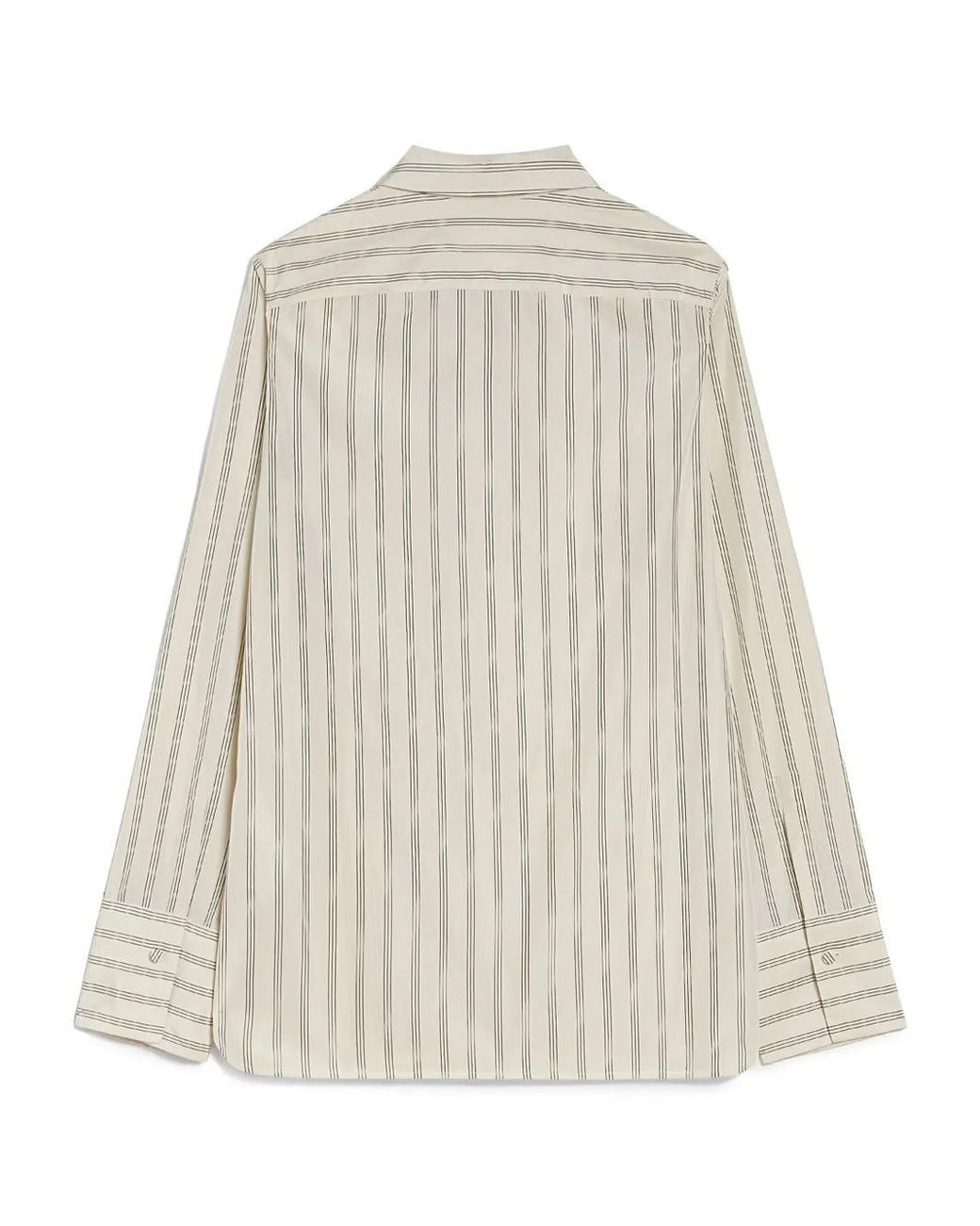 Jil Sander Natural Striped Shirt