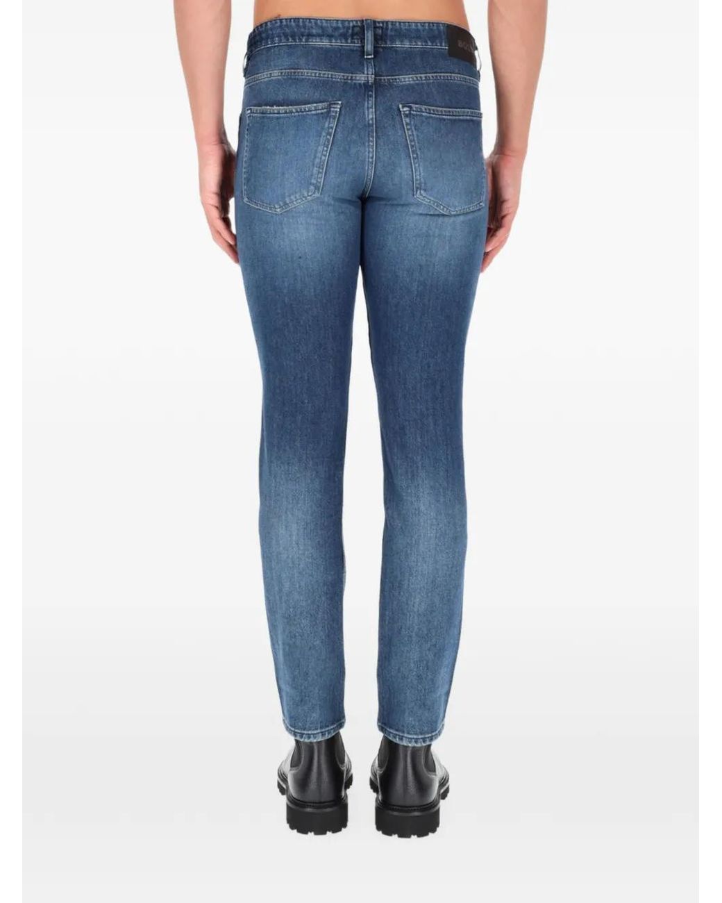 Boss Blue Stretch Jeans for men