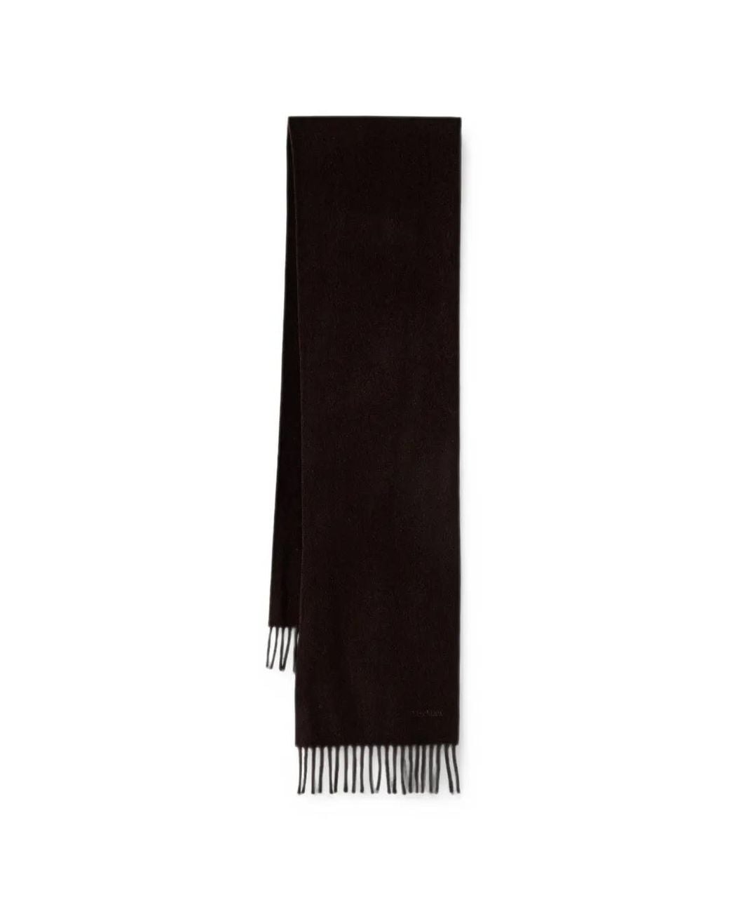 Max Mara Black Schal Mit Fransen