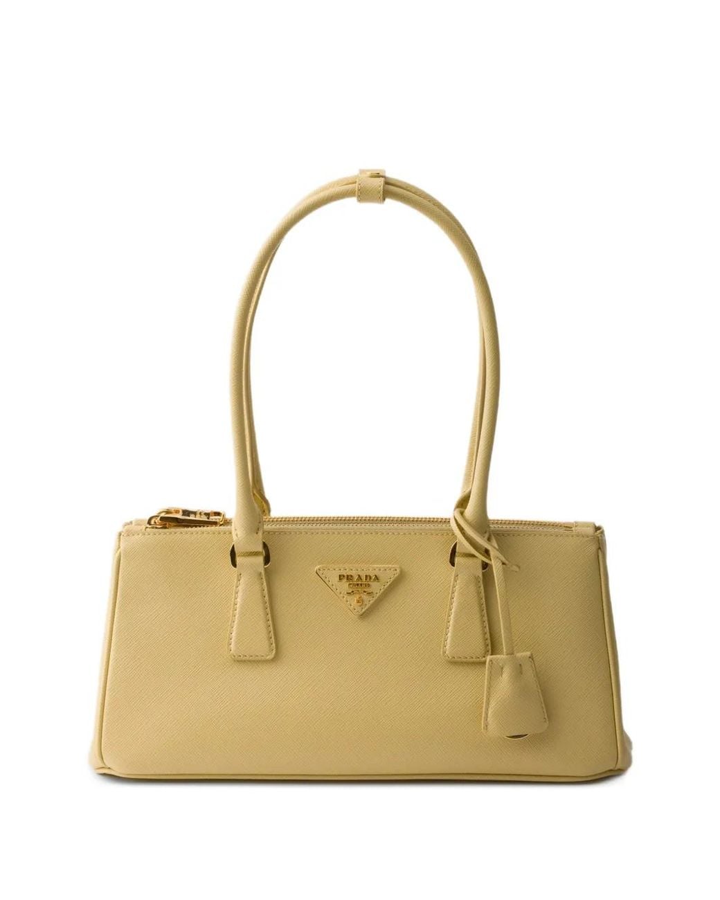 Prada Metallic Galleria Medium Saffiano Leather Bag