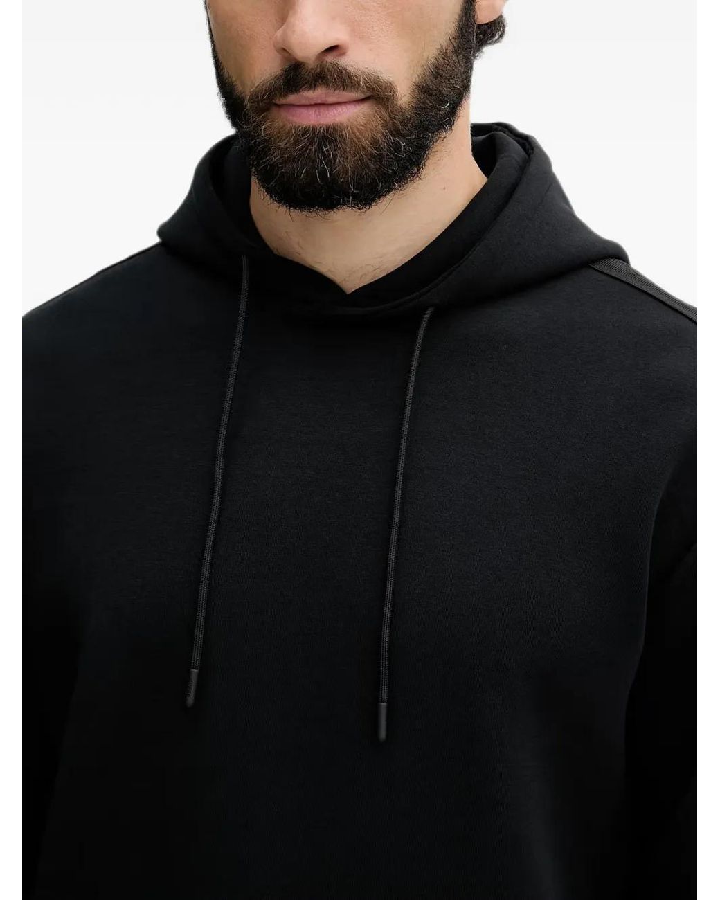 Guess Black Side-Bands Sweatshirt for men