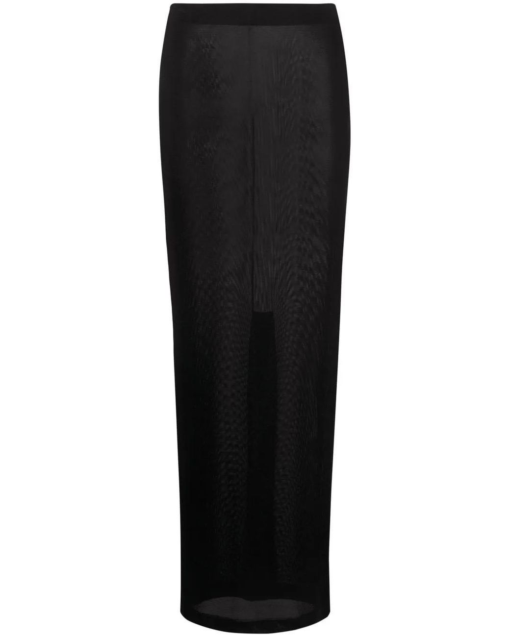 Tom Ford Black Elasticated-Waist Maxi Skirt