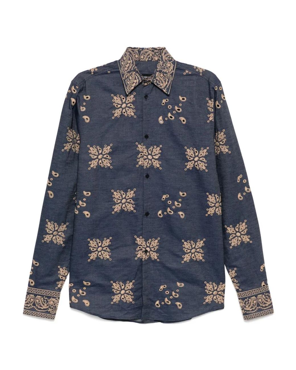 Egonlab Blue Long-Sleeved Shirt for men