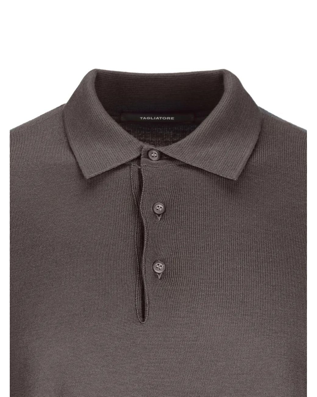 Tagliatore Gray Palmer Fine-Knit Sweater for men