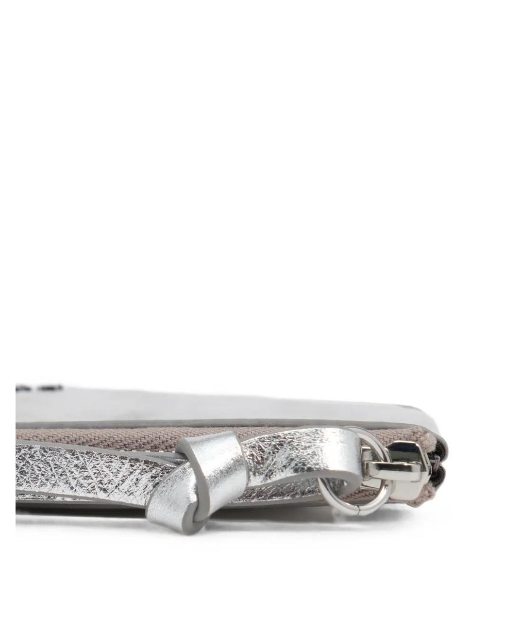 Bimba Y Lola Gray Small Leather Wallet