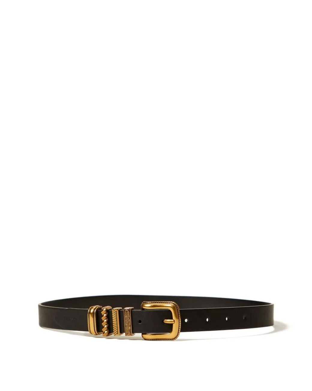 Twinset White Buckle Belt
