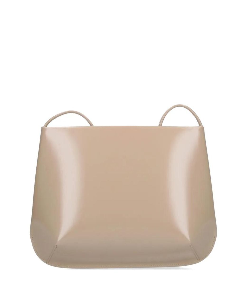 Faune Natural Loge Leather Shoulder Bag