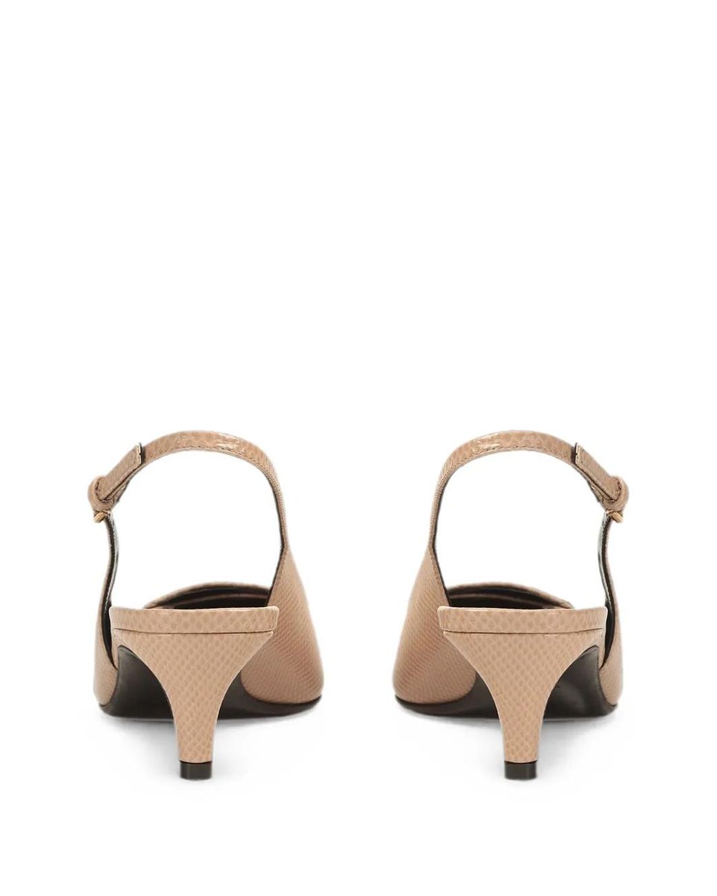 Sergio Rossi Natural Sr Evolv Pointed-Toe Sandals