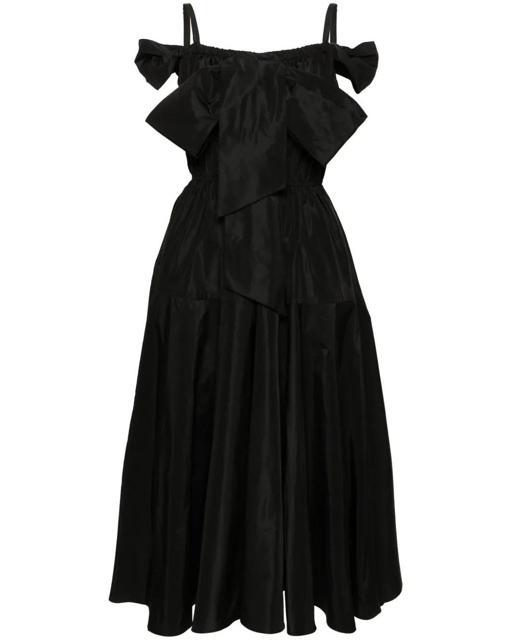 Patou Black Abito Longuette