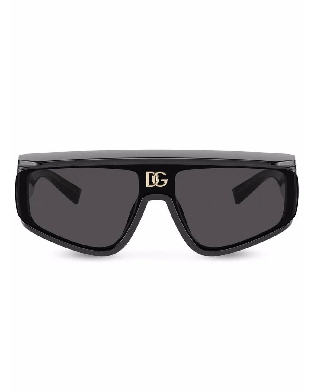 Dolce & Gabbana Black Dg Crossed Sunglasses for men