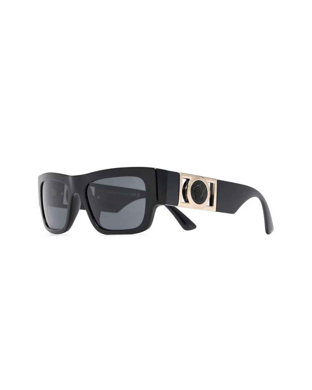 Versace Black Square-Frame Sunglasses