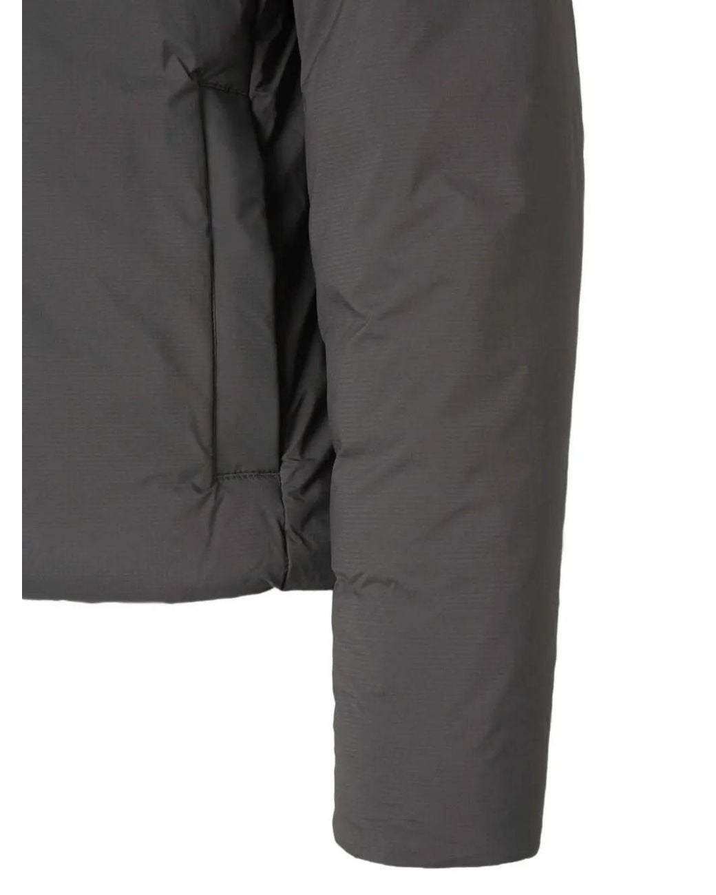 Canada Goose Gray Veste Zippée Lodge Track À Patch Logo for men