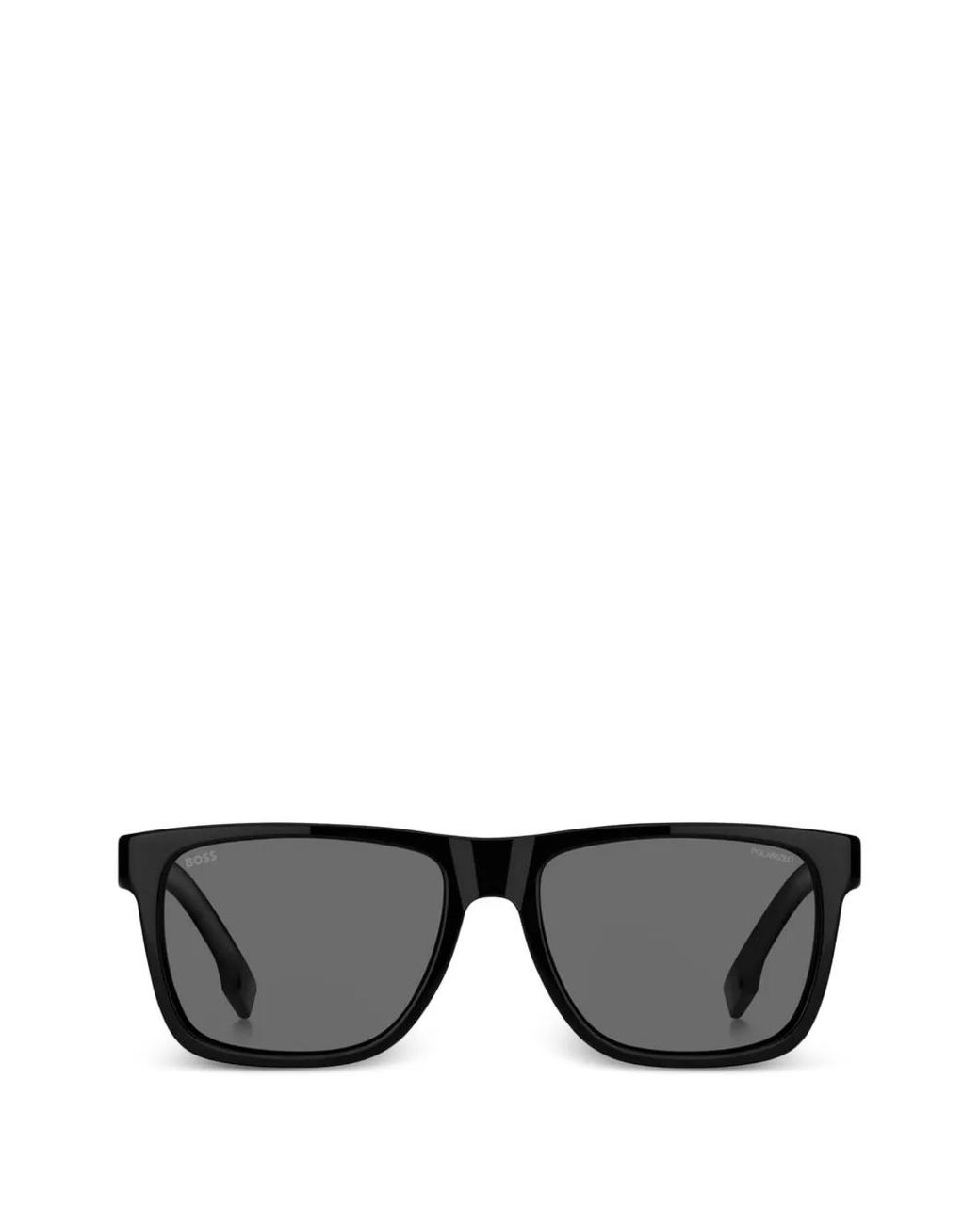 Boss Black Rectangle-Frame Sunglasses for men