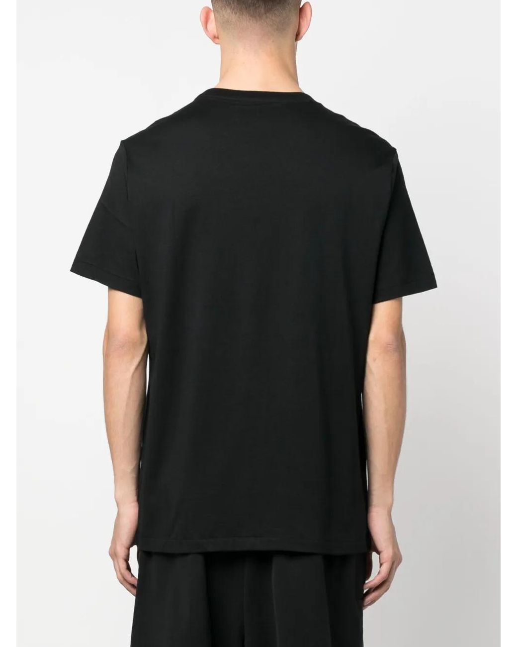 Polo Ralph Lauren Black Logo-Print Cotton T-Shirt