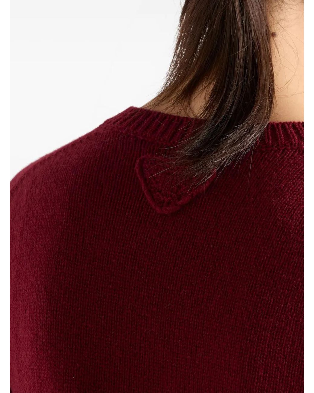 Prada Button-Down Vest in het Red