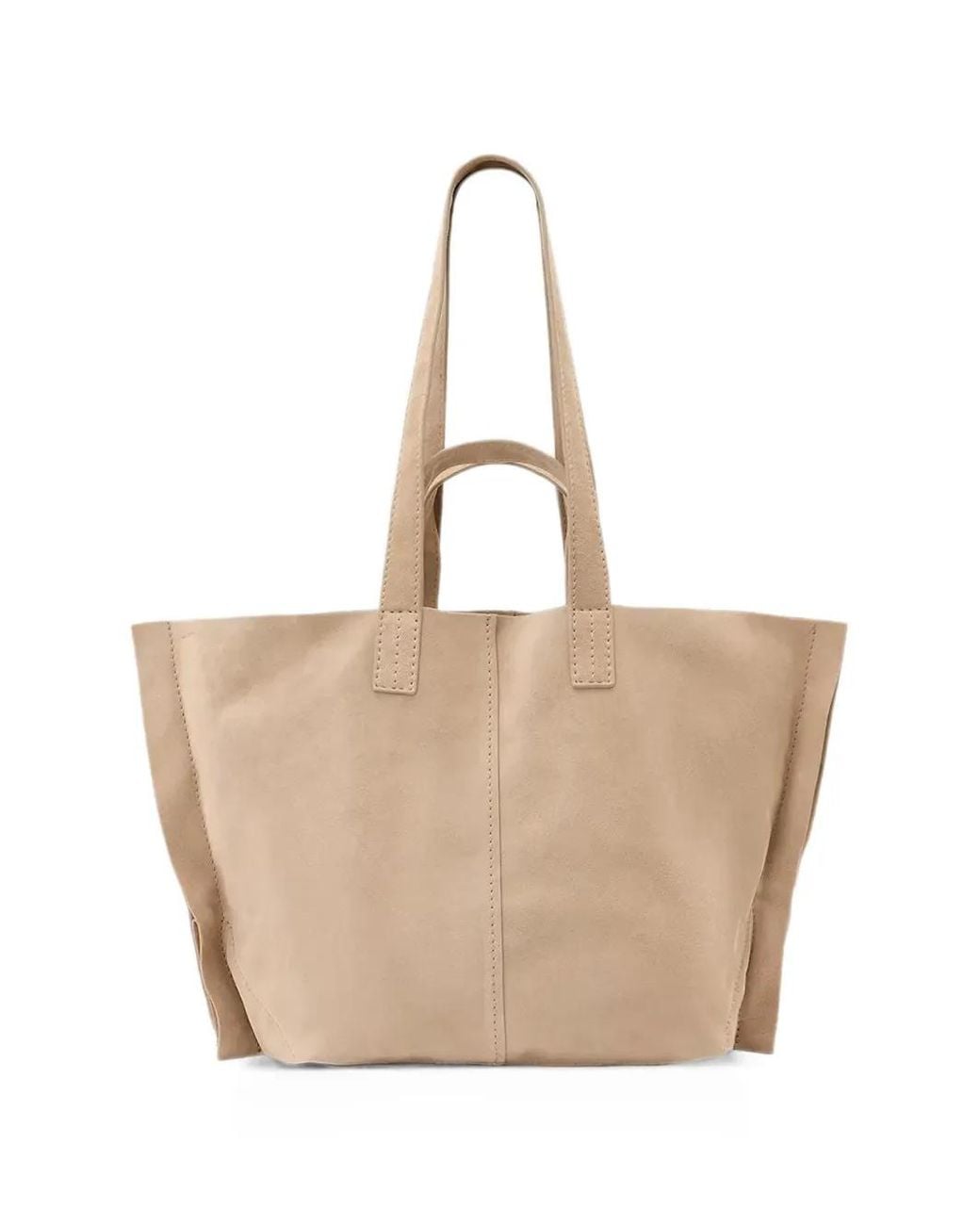 Borsa Tote Lutece Con Inserti di AllSaints in Natural
