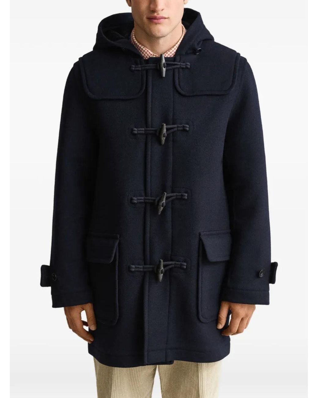 Trenca Con Capucha Gant de hombre de color Blue