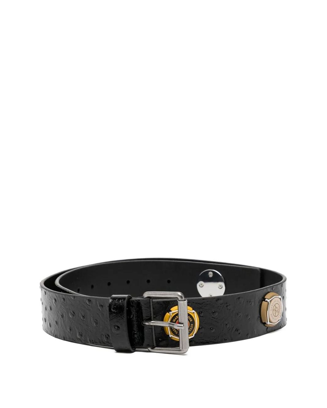 Martine Rose Black Champagne Cap Belt