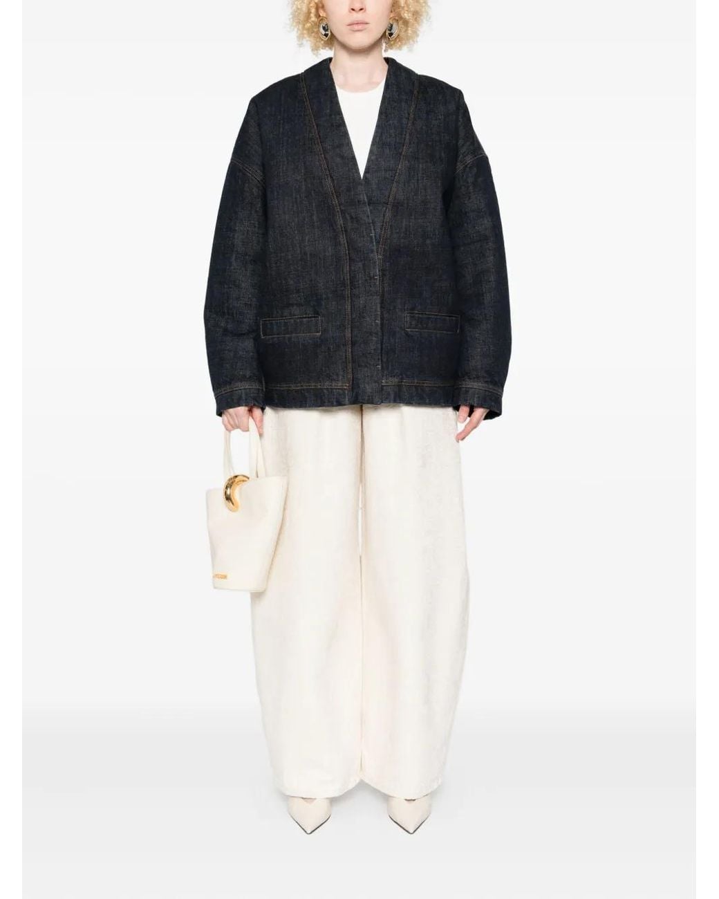 Jacquemus Blue The De-Nîmes Denim Cardigan