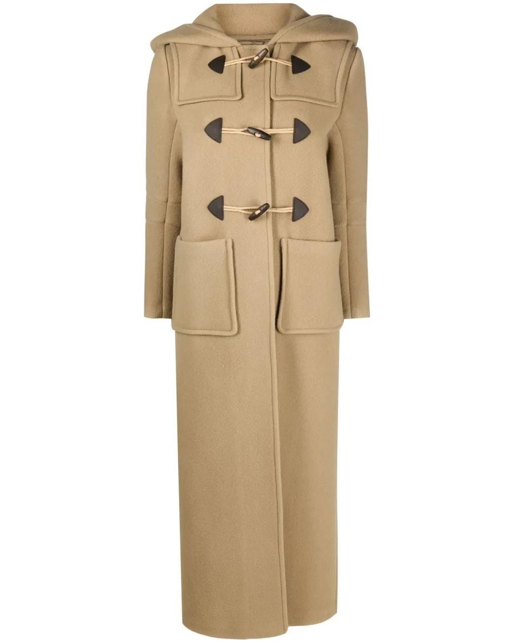Prada Parka Met Capuchon in het Natural