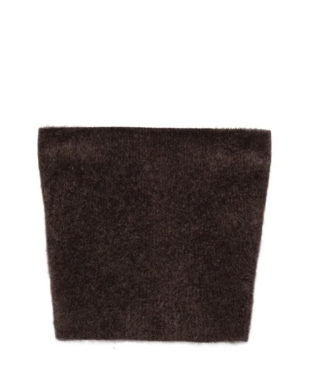 ABSOLUT CASHMERE Black Litha Cashmere Strapless Top