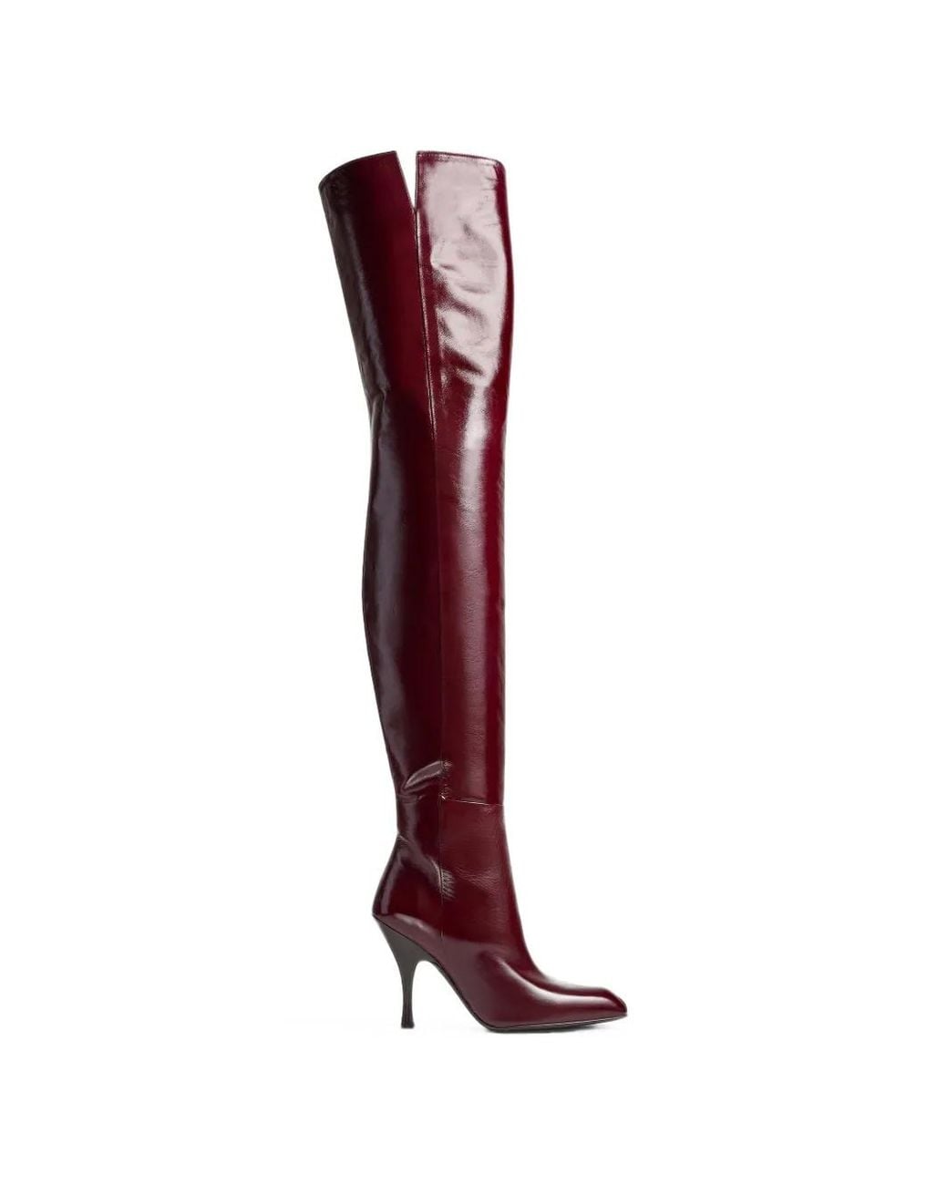 Khaite Black Colt Over-The-Knee Heel Boots