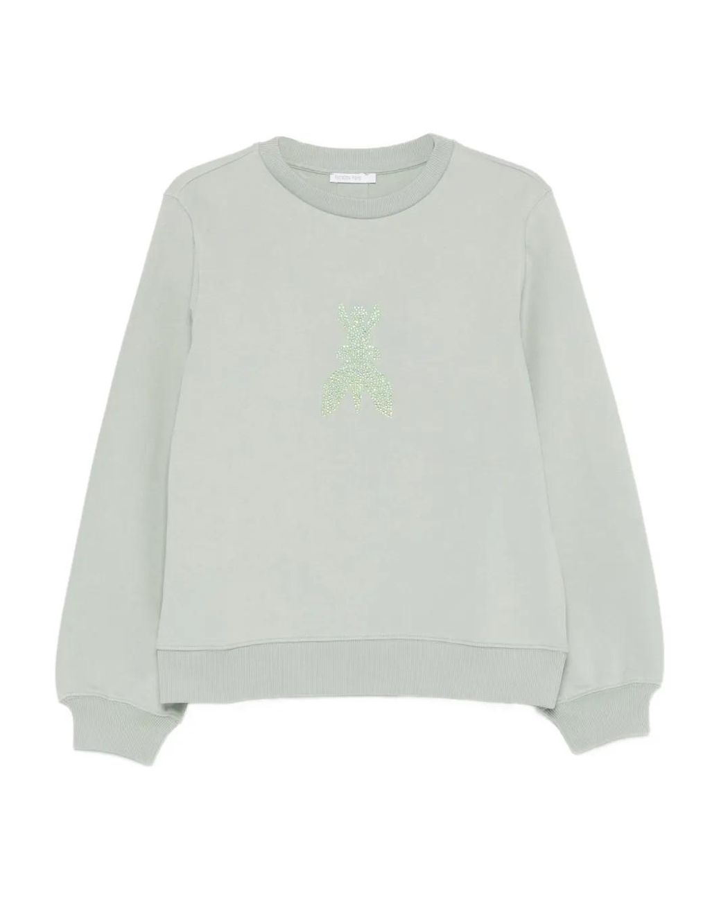 Patrizia Pepe White Crew-Neck Sweatshirt