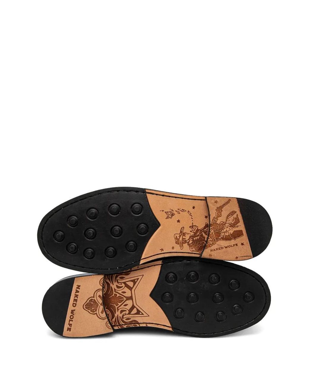 Naked Wolfe Black Riviera Loafers for men