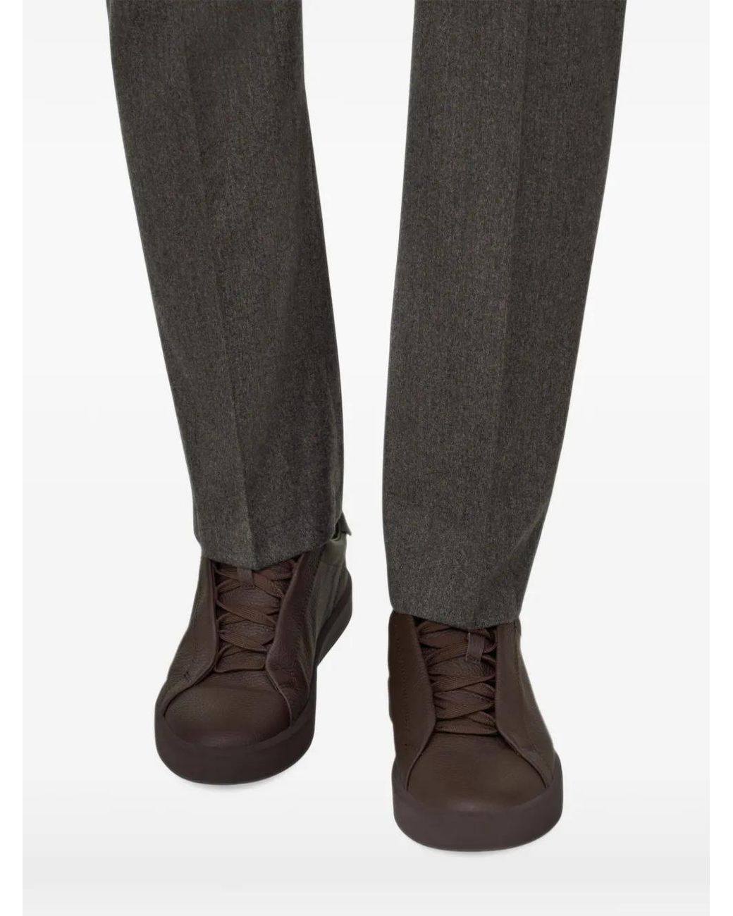 Boggi Brown Essence Trainers for men