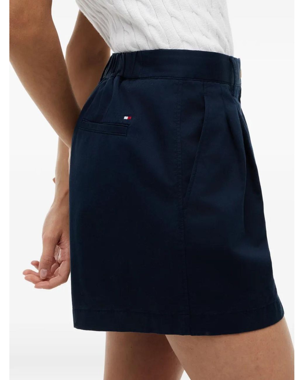 Tommy Hilfiger Blue Flared Shorts