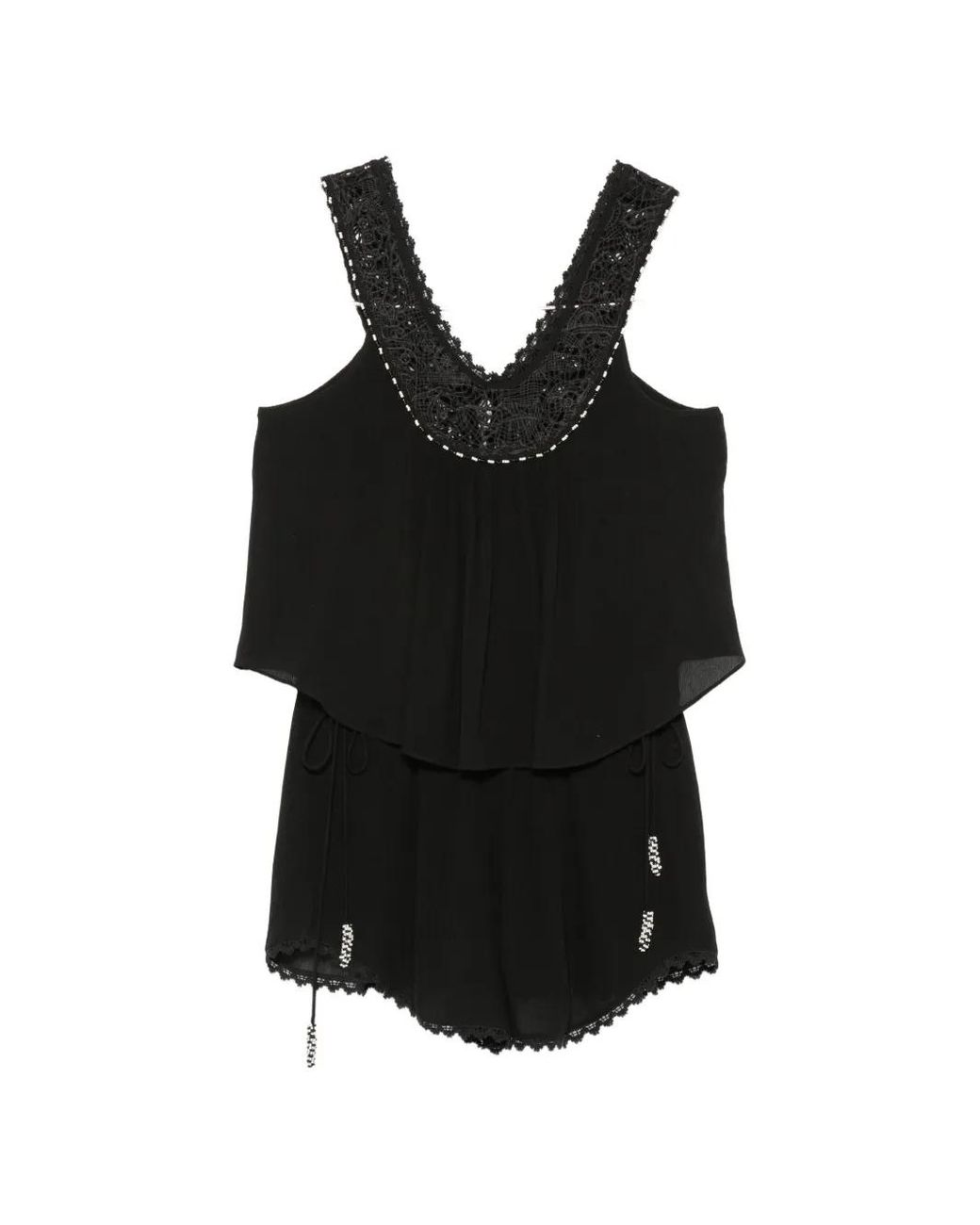 Isabel Marant Black Nilany Playsuit