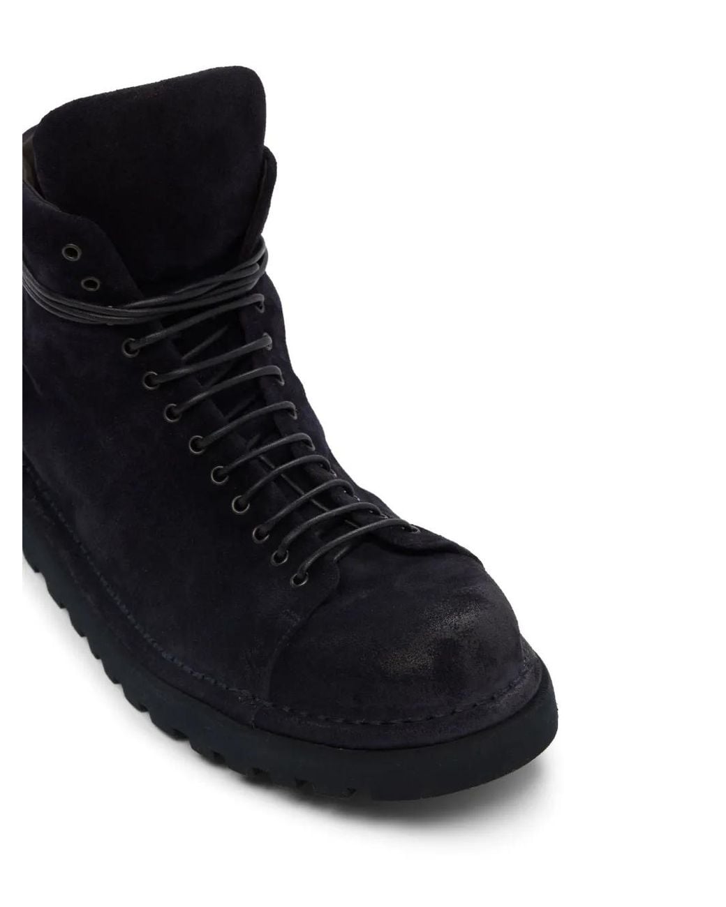 Marsèll Blue Pallottola Suede Boots for men