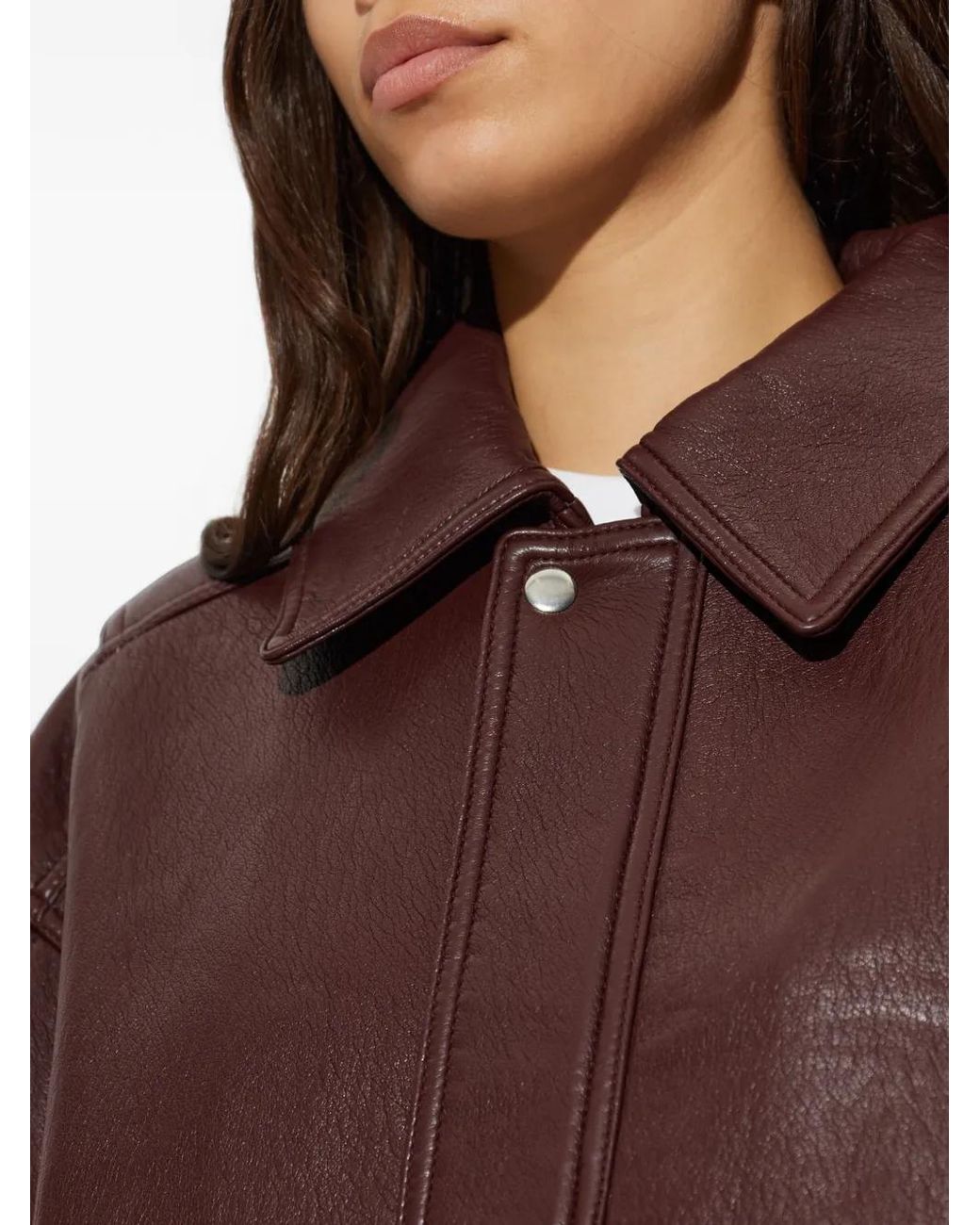 Bomber Ona di Agolde in Purple