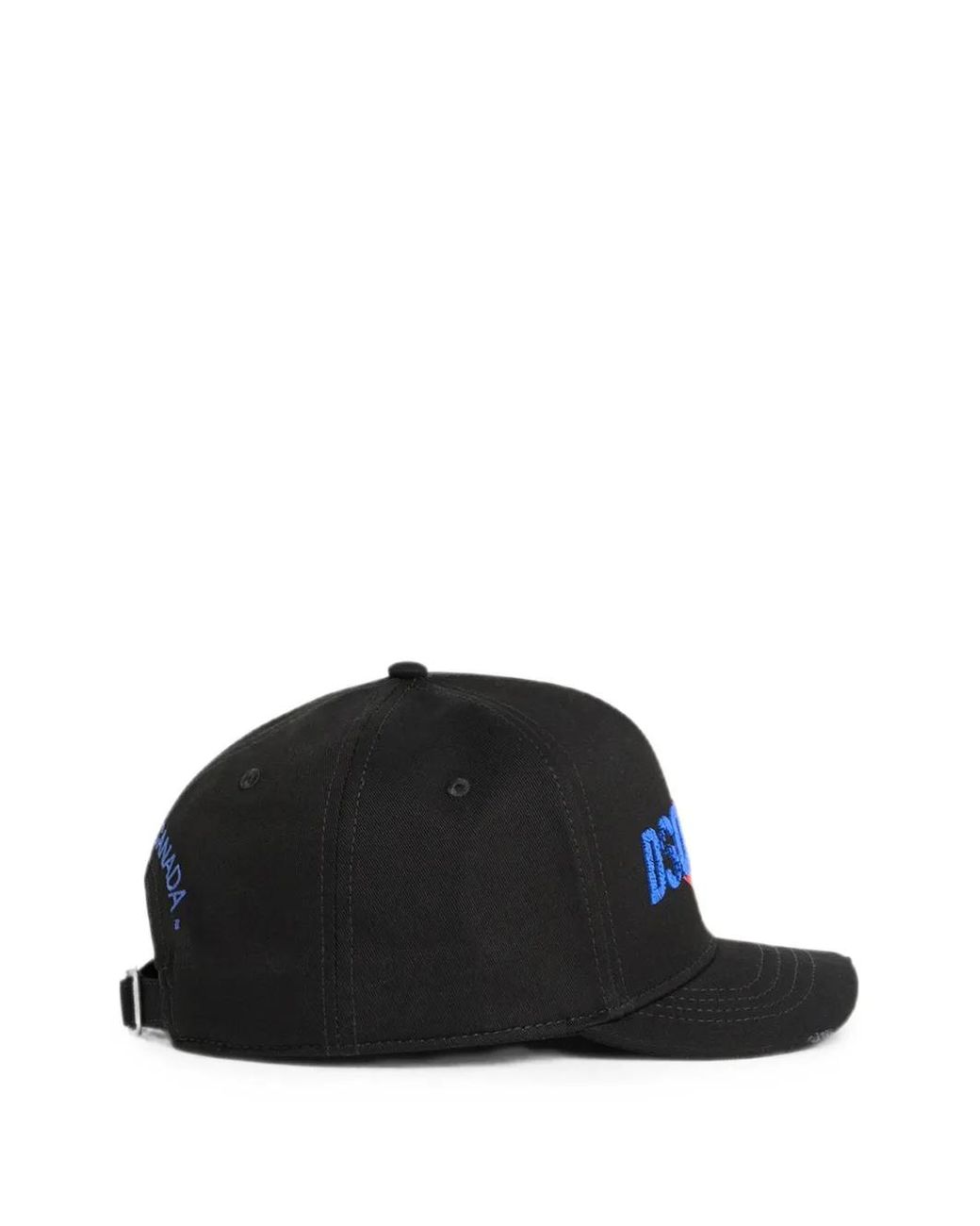 DSquared² Black Logo-Embroidered Baseball Cap for men