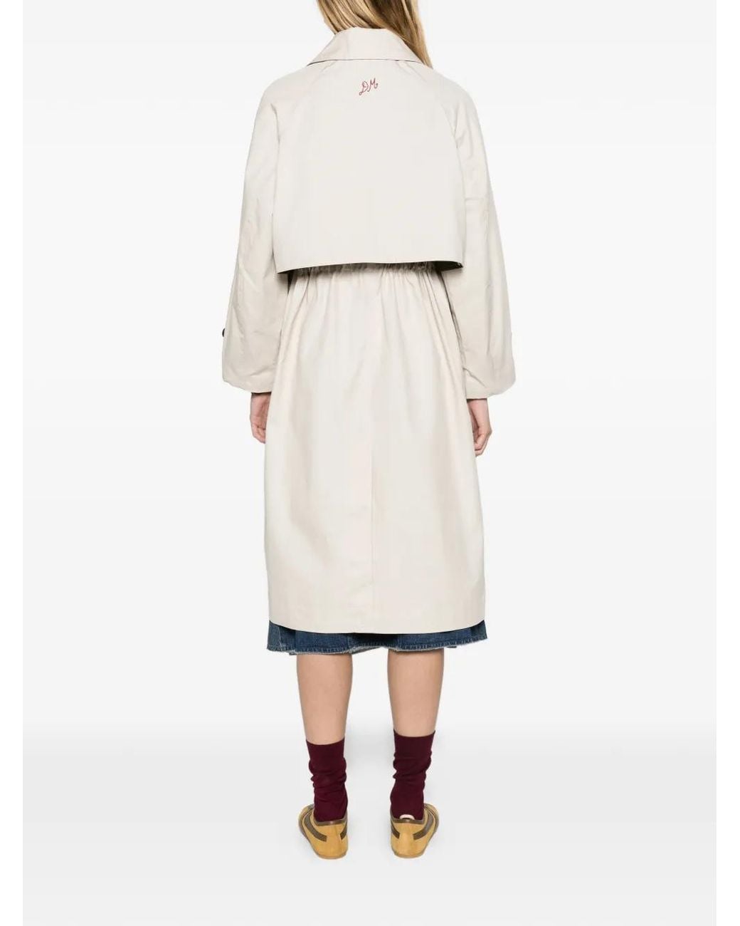 Damson Madder White Trench Camille