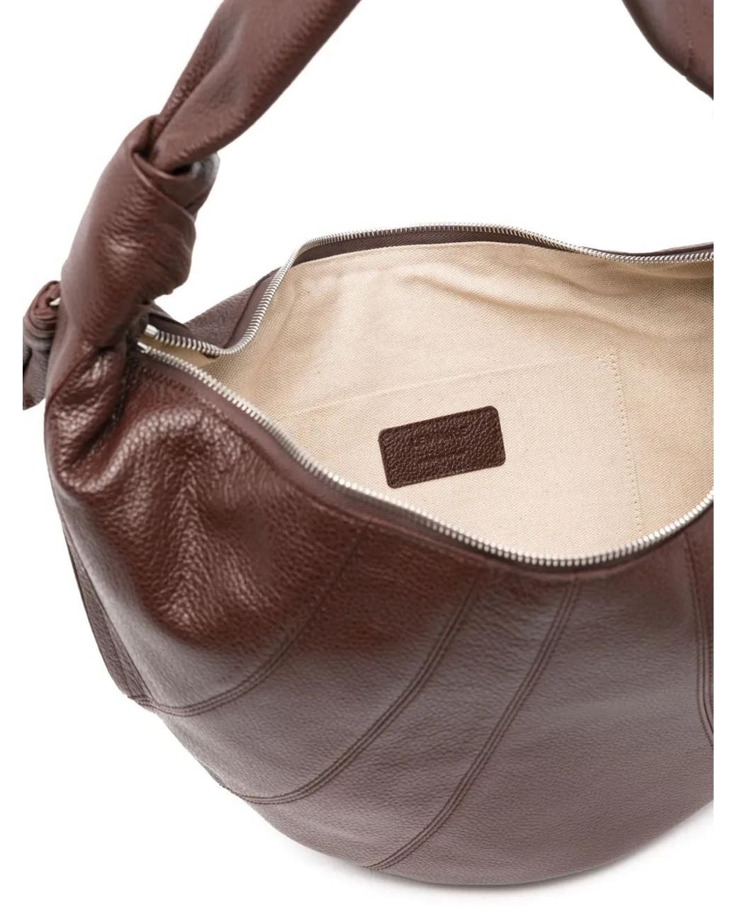 Lemaire Brown Fortune Croissant Bag