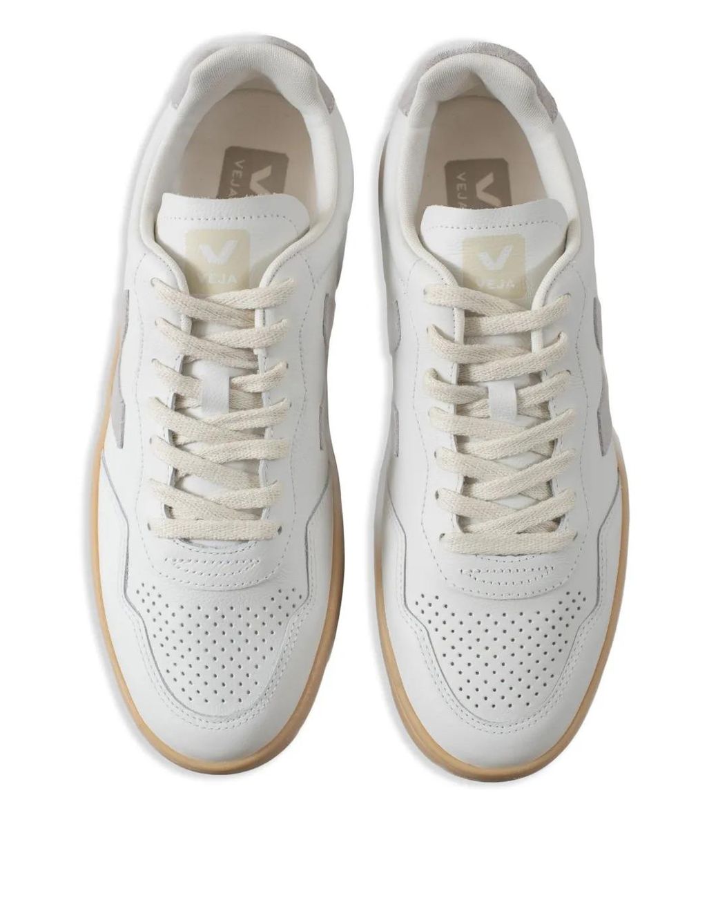 Veja White Leather Sneakers