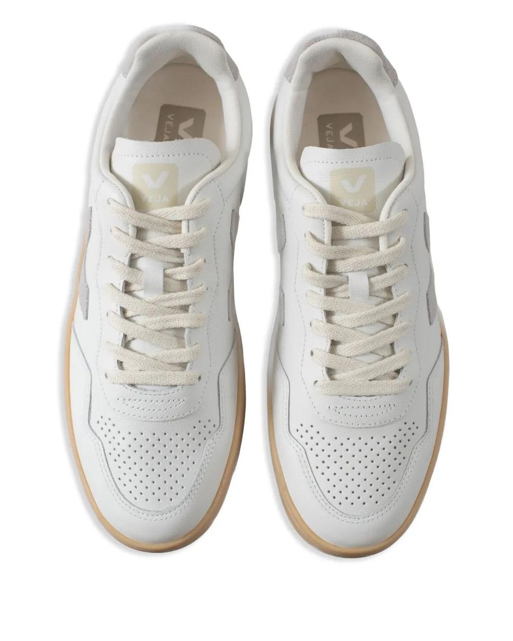 Veja White Leather Sneakers