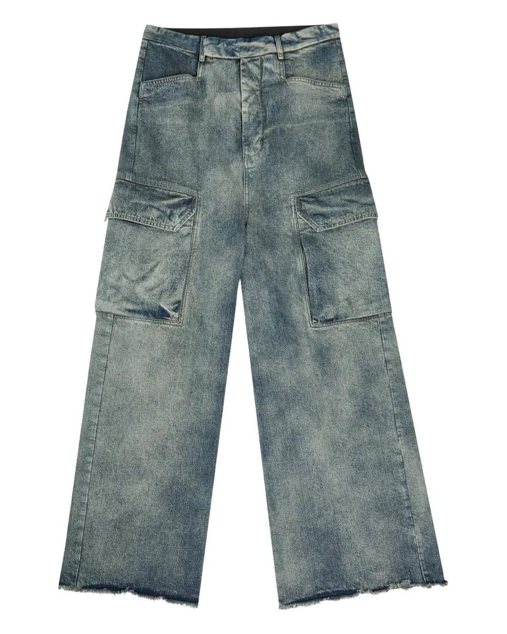 Rick Owens Blue Mastodon Firbanks Workwear Jeans for men