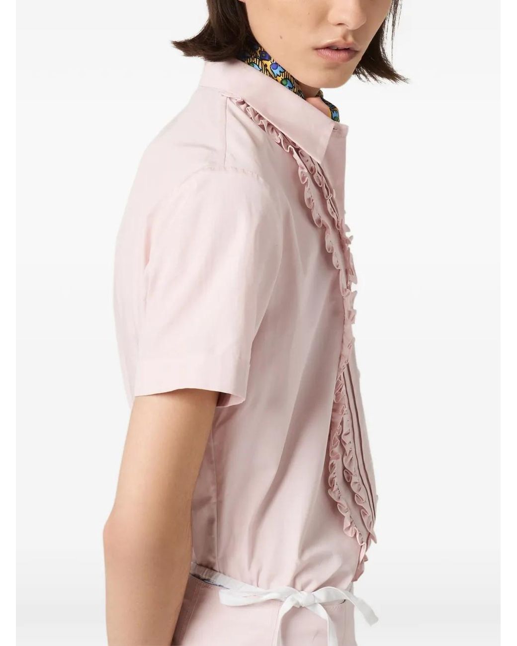 Miu Miu Pink Poplin Shirt