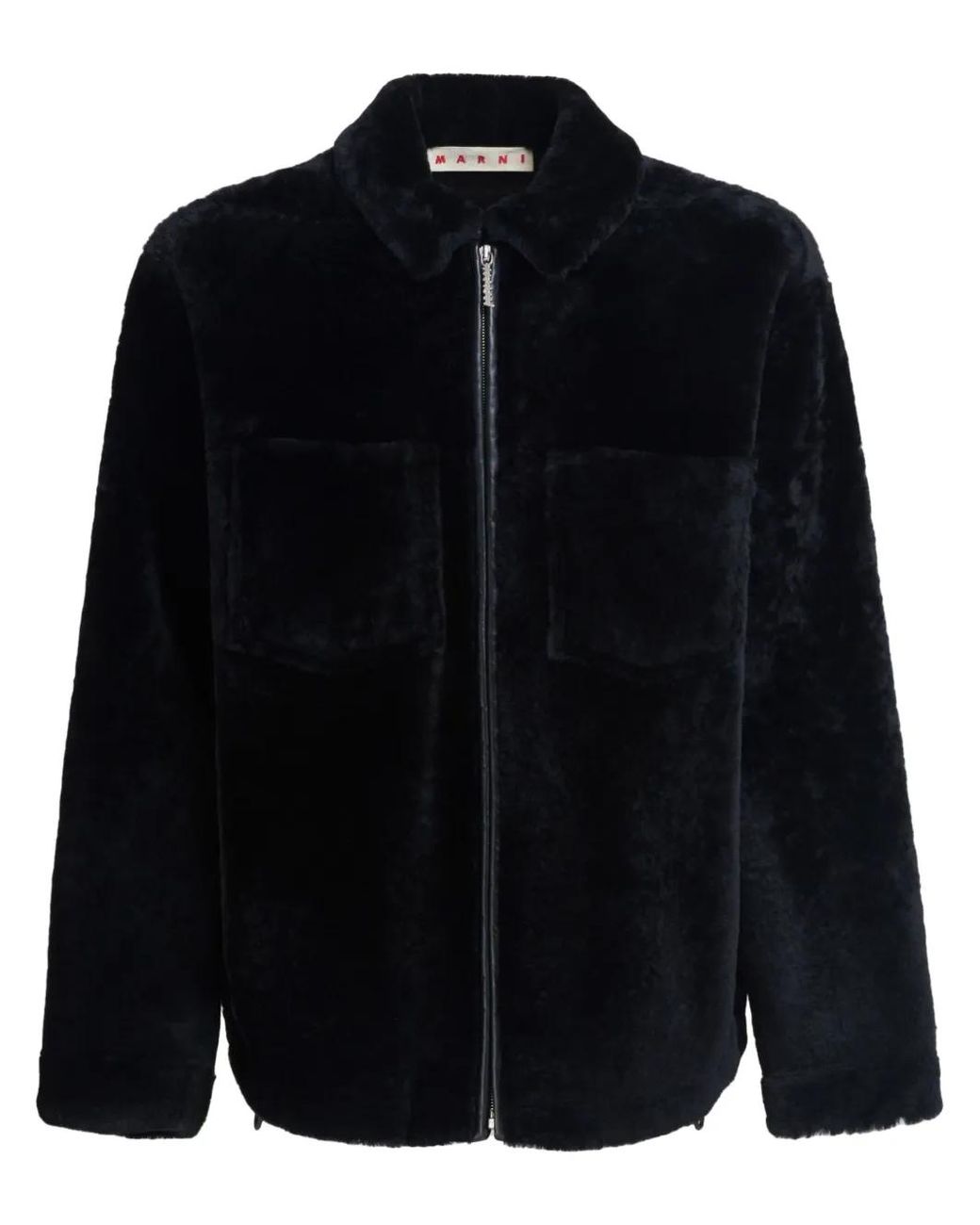 Marni Blue Zip-Up Jacket for men