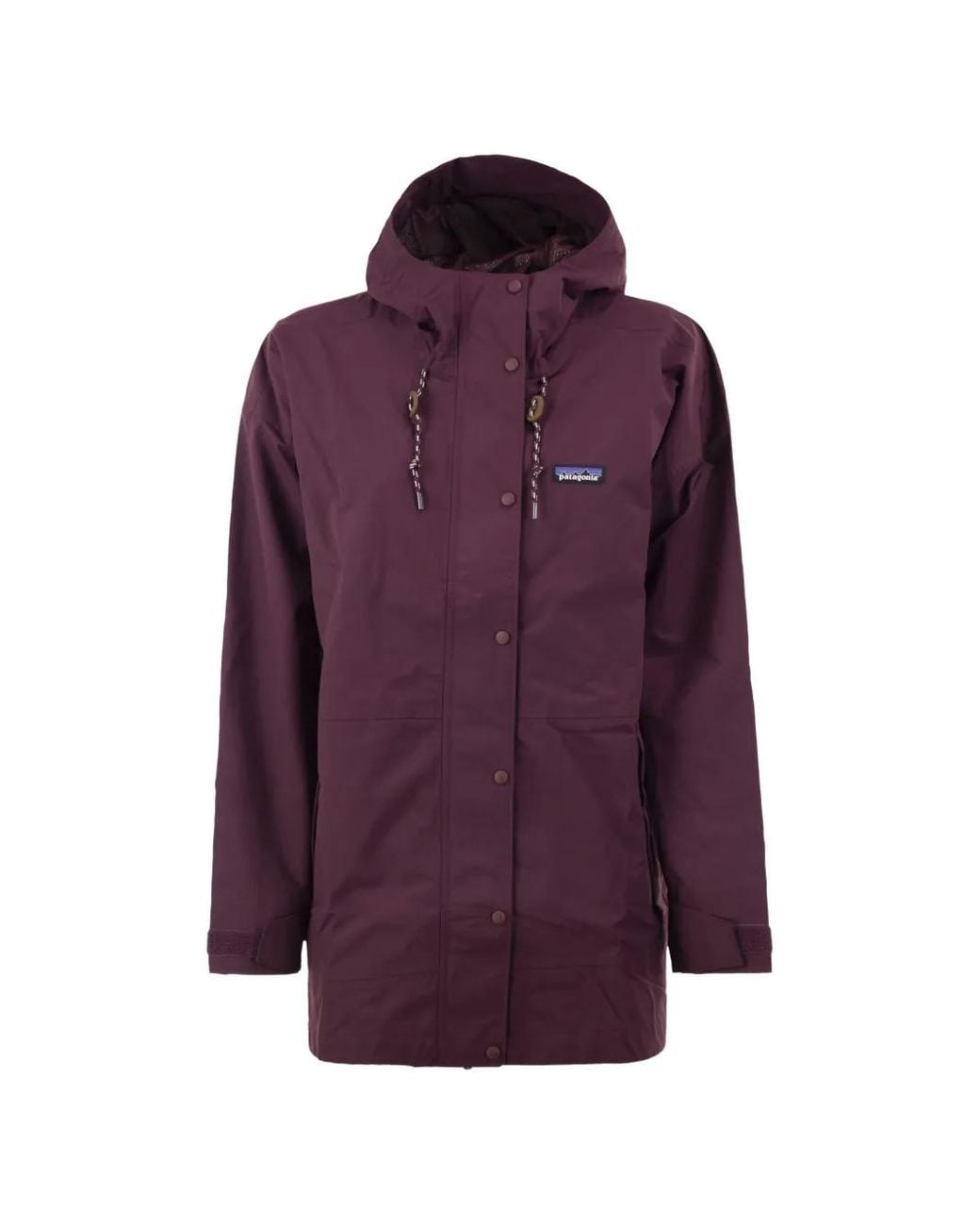 Patagonia Purple Hooded Zip-Up Parka