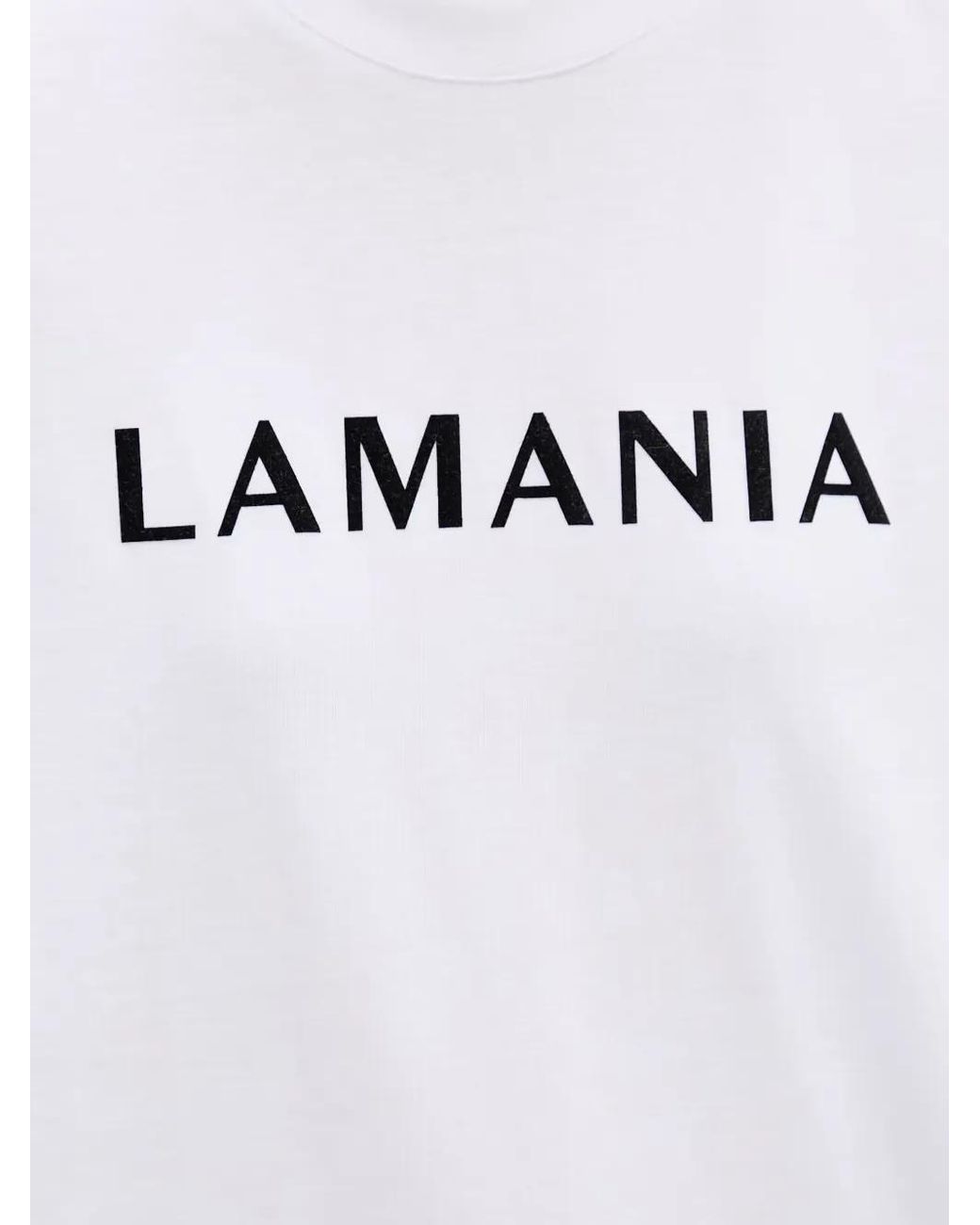 La Mania White Chuck Logo-Print T-Shirt
