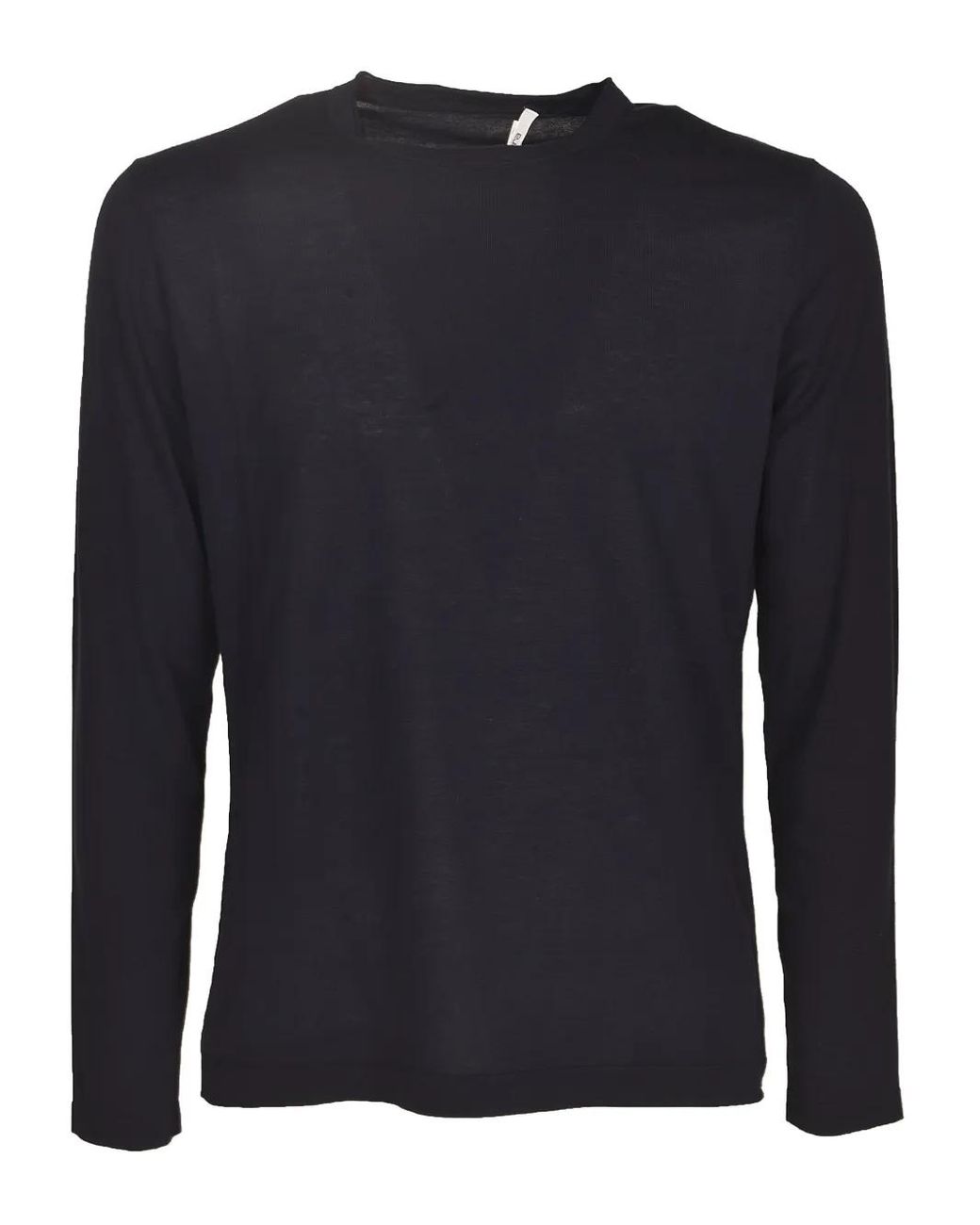 Kangra Blue Long-Sleeved Crew-Neck Sweater for men