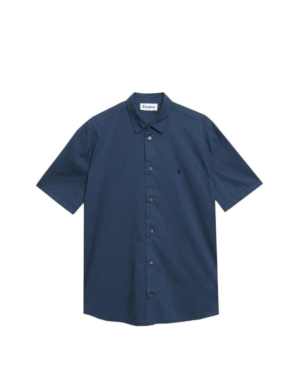 Etudes Studio Blue Lyrique Short-Sleeve Shirt for men