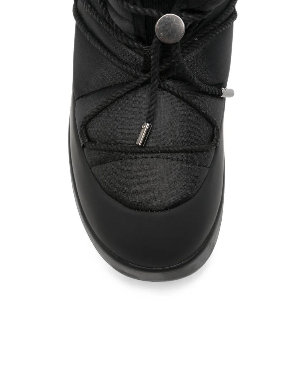 Tretorn Black Iluna Hybrid Quilted Drawstring Boots