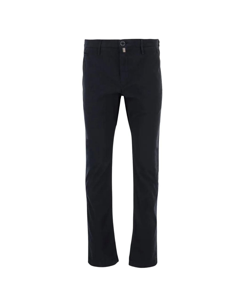 Jacob Cohen Blue Button Trousers for men