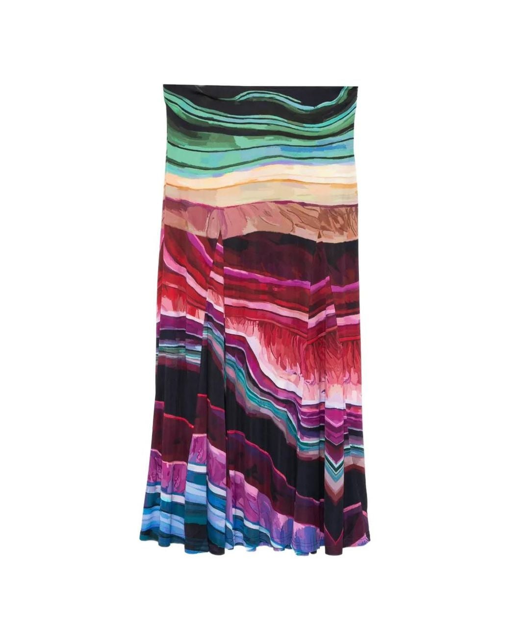 Farm Rio White Precious Gems Maxi Skirt