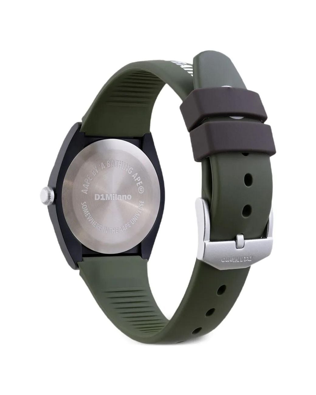 D1 Milano Gray Polycarbon Aape 34Mm Watch for men
